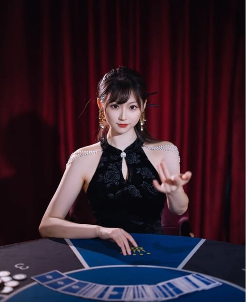 Dealer live casino menyambut pemain dalam streaming langsung berkualitas tinggi